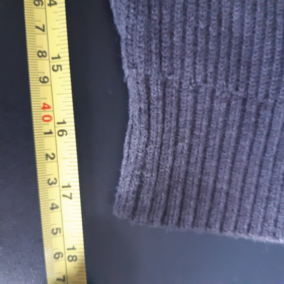 GAP SZ M Grey 100% Cotton Turtleneck Men's Vintage Sweater - Picture 11 of 15